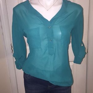 Turquoise Essential Blouse